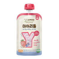 상하목장 마이리틀 유기농 짜먹는 요거트 딸기블루베리
