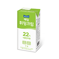 매일 휘핑크림 식물성지방 22% 1L