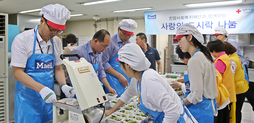 사랑의 도시락 나눔